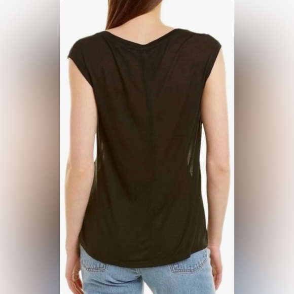 VINCE NWOT Size L Black Modal Sleeveless - Picture 6 of 6